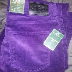 Purple Ralph Lauren Pants